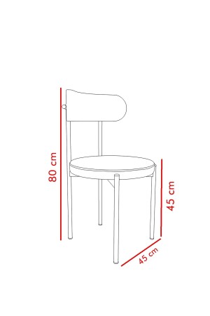 Trend Rundes Küchentischset Atlantic Pine-Cremebraun - 8