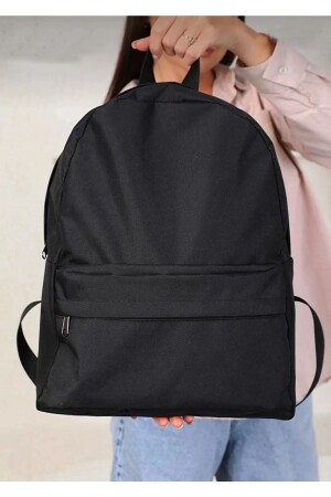 Trendiger schwarzer Rucksack, Sporttasche, Schultasche, Tasche für den täglichen Gebrauch. SDESPEK - 1