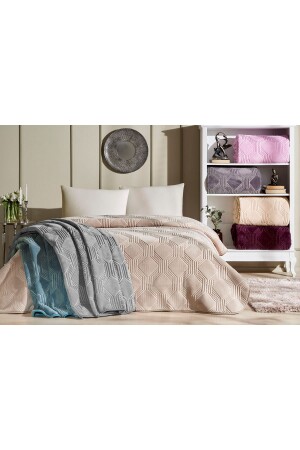 Trendy Art Deco Çift Kişilik Battaniye 220x240 - Özdilek