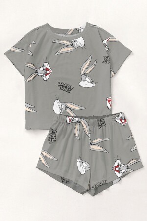 Trendy Bugs Bunny Pijama Şort Takımı - 1