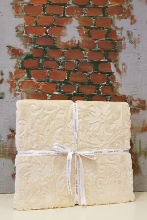 Trendy Embos Battaniye Çift Kişilik-açık Bej - Özdilek