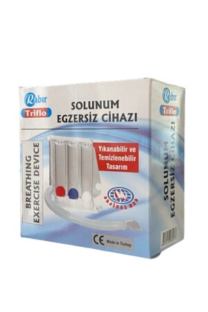 Triflo Solunum Egzersiz Cihazı 3 Top Üfleme Topu Nefes Egzersizi - 1