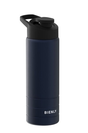 Trimotion-Flasche und Wasserflasche 750 ml. EDELSTAHL 304 – AUSLAUFSICHER – ABDECKUNG FÜR SPORTMODELLE MIT WEITMUND - 1