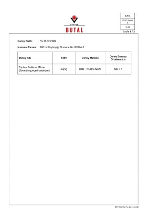 Trinkbares Bio-Olivenöl der neuen Saison mit hohem Polyphenolgehalt, über 500 mg/kg Polyphenol – 500 ml - 9