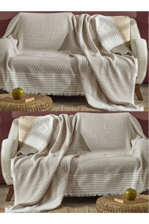 مجموعة من اثنين من كوزيلكابولوك النسيج غطاء الأريكة مجموعة 170x210cm - Fushia