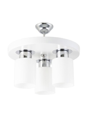 Triple Modern Sports Model Round Tray White Kronleuchter LMBDR35013 - 1