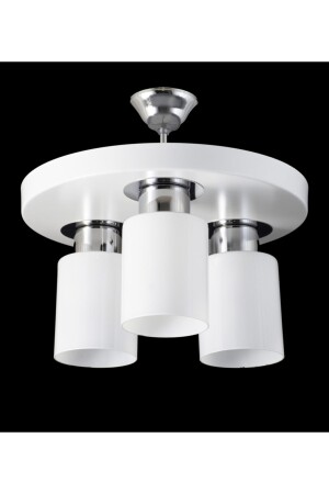 Triple Modern Sports Model Round Tray White Kronleuchter LMBDR35013 - 4