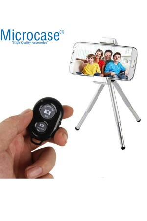 Tripod Ve Selfie Çubuğu Için Bluetoothlu Uzaktan Fotoğraf Çekim Kumandası Siyah - Al2638 - 6