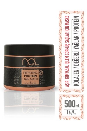 مادة من المكونات الطبيعية البروتينية قناع الشعر TRNDYL19899 - Natural Ol