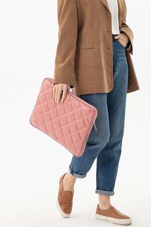 Troy Quilting für Damen 13. 3'' Laptoptasche und Tablet-Hülle/Aktentasche – Pulver - 4