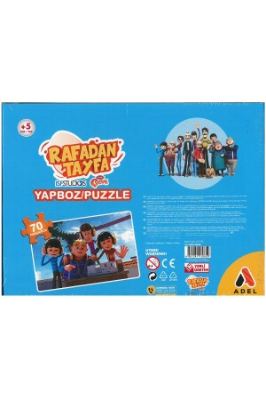 Trt Çocuk Rafadan Tayfa 70 Parça Kutulu Puzzle ADEL-RAFADANX70-BOX-DK-1 - 5