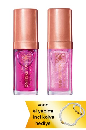 True Lip Oil Dudak Bakım Yağı Blossom Ve Shimmering Petal - 7ml - Vaen Kolye Hediyeli - 1