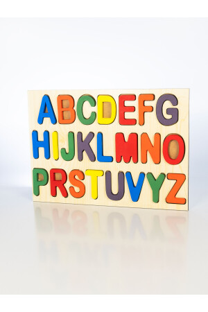 Tt Türktoys Holzpuzzle Alphabet + Zahlenblock-Set 400543 - 7