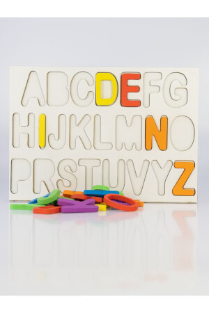 Tt Türktoys Holzpuzzle Alphabet + Zahlenblock-Set 400543 - 9