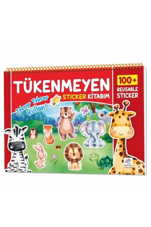 Tükenmeyen Sticker Kitabım (100- Tekrar Tekrar Kullanılabilen Sticker) - 1