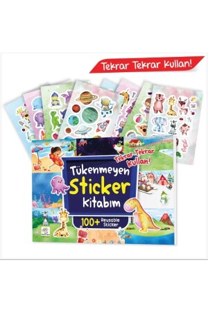 Tükenmeyen Sticker Kitabım (100- Tekrar Tekrar Kullanılabilen Sticker) Tükenmeyensticker - 2