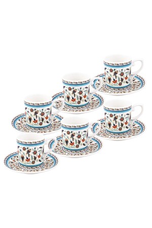 Tulipa Set mit 6 Kaffeetassen 80 ml 600. 15. 01. 0156 - 4