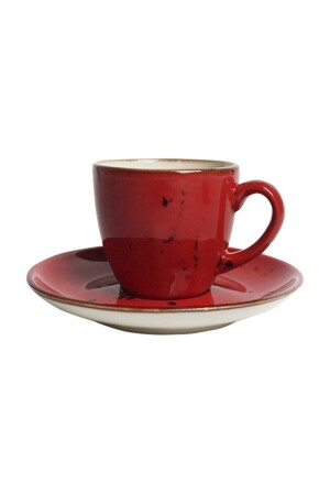 Tulu Porzellan Luna Red Set mit 6 Kaffeetassen 2020ST000000730 - 4