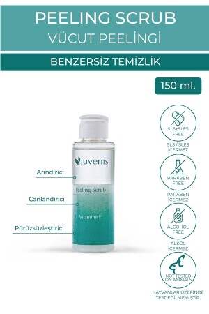 Tüm Cilt Tiplerine E Vitaminli Canlandırıcı Ve Arındırıcı Vücut Peelingi 150ml - 2