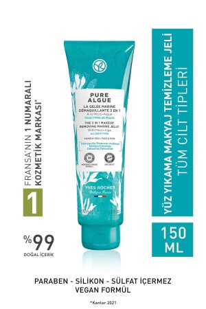 Tüm Ciltler Için Pure Algue Makyaj Temizleyici Yıkama Jeli-150ml 96947 - 2