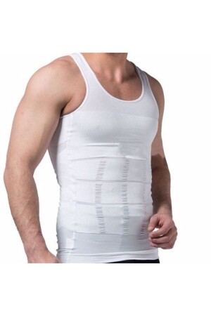 Tummy Collector Taille und Brust Collector Slim Fit Herren-Korsett-Unterhemd - 1