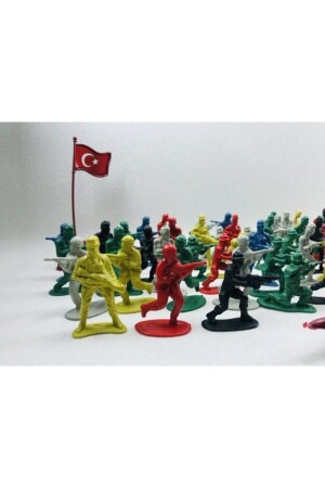 Türk Askeri Asker Seti Tam 58 Parça Oyuncak Asler Seti - 5