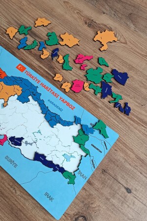 Türkei-Karte, Puzzle, Lernspielzeug - 5