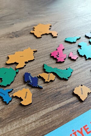 Türkei-Karte, Puzzle, Lernspielzeug - 7