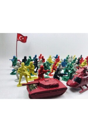 Türkisches Militärsoldaten-Set, komplettes 58-teiliges Spielzeugsoldaten-Set - 5