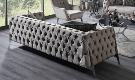 Türkisfarbenes Sofa - 4