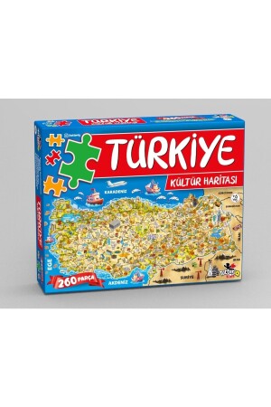 Türkiye Kültür Haritası Puzzle 260 Parça - 1