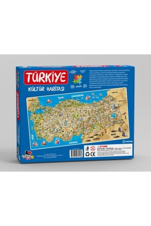 Türkiye Kültür Haritası Puzzle 260 Parça - 5