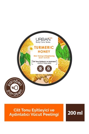 Turmeric Honey Cilt Tonu Eşitleyici Ve Aydınlatıcı Vücut Peeling 200 ml - 3