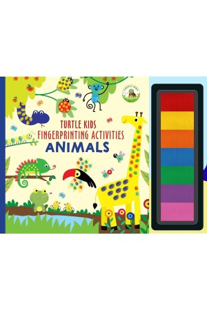 Turtle Kids Fingerprinting Activities Animals - 1