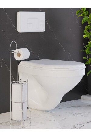 Tuvalet Kağıtlığı Tuvalet Kağıdı Standı Banyo Düzenleyici Banyo Organizer SB161C - 2