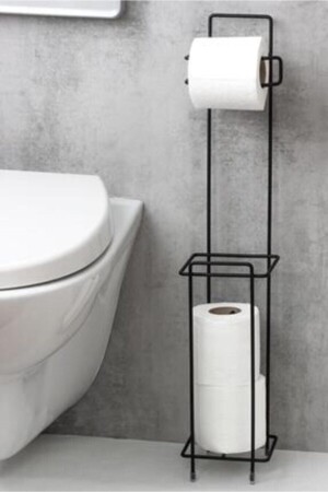 Tuvalet Kağıtlık Ayaklı Wclik , Peçetelik Banyo Aksesuarı A5830S05 - 1
