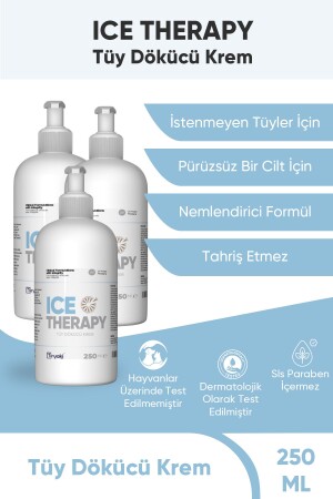 Tüy Dökücü Epilasyon Kremi 250 ml X 3 Adet 3681863076740 - 2