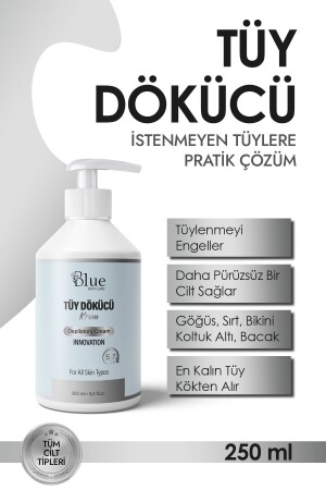 Tüy Dökücü Ve Tüy Azaltıcı Tüy Alma Krem Tüm Cilt Tipleri Için Epilasyon ( Özel Formül 250 ml ) - 1