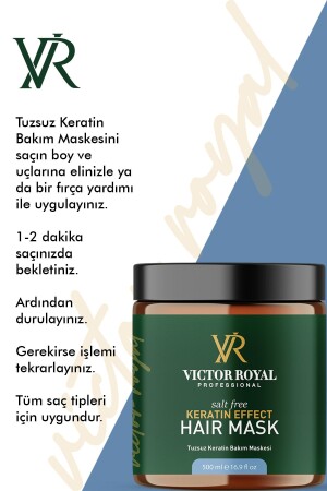 Tuzsuz Keratin Bakım Maskesi 500 Ml. 8684415818294 - 4