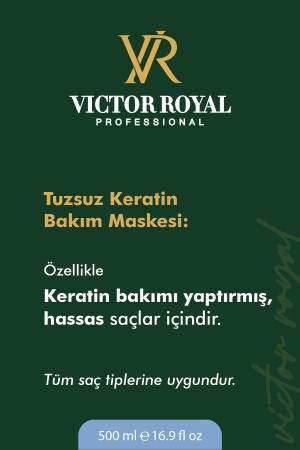 Tuzsuz Keratin Bakım Maskesi 500 Ml. 8684415818294 - 5