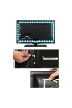 Tv Arkası Rgb Led 3 Metre Ct-4566 - 1