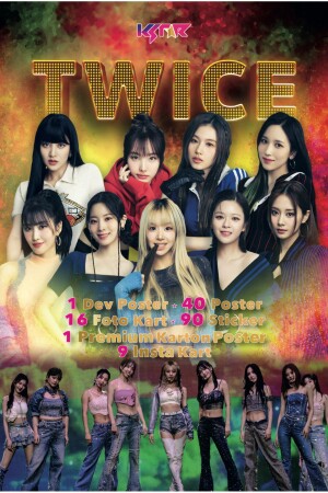 Twice Promo Albüm (POSTER - STİCKER - FOTOKART) Kpop - 1