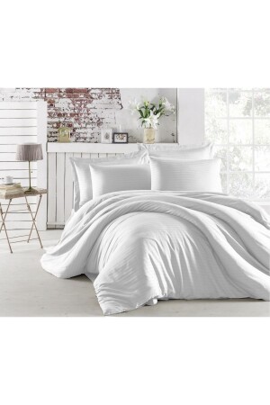 مجموعة من غطاءات الساتين من القطن من المنتجات المزدوجة مع الأوراق غير المطوية ****** TYC00393076798 - BESTİNA GOLD