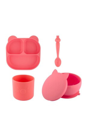 مجموعة التغذية المزودة بالسيليكون - الوردية TYC00736052946 - pandish