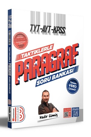 Tyt - Ayt - Kpss Taktiklerle Paragraf Tamamı Video Çözümlü Soru Bankası 9786258161311 - 1