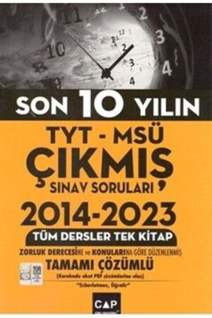 Tyt Msü Son 10 Yılın Çıkmış Soruları Tüm Dersler - 1