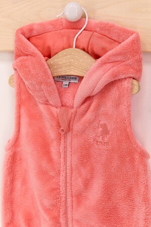 u. S. Polo Assn Coral Baby Mädchen Fleece Kapuzenweste USB639-B - 3