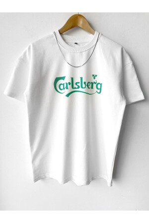 Übergroßes Calsberg-T-Shirt mit Rundhalsausschnitt für Herren T133465 - 2
