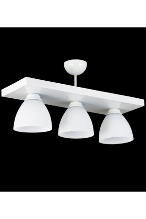 MNZ-Triple Rectangular White Sports Model قمرة عصرية LMBD35022 - Lambadar