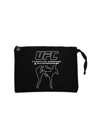 Ufc Kick Siyah Clutch Astarlı Cüzdan - El Çantası - Z Zepplin